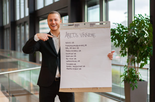 Marcus med stipendvinnere
